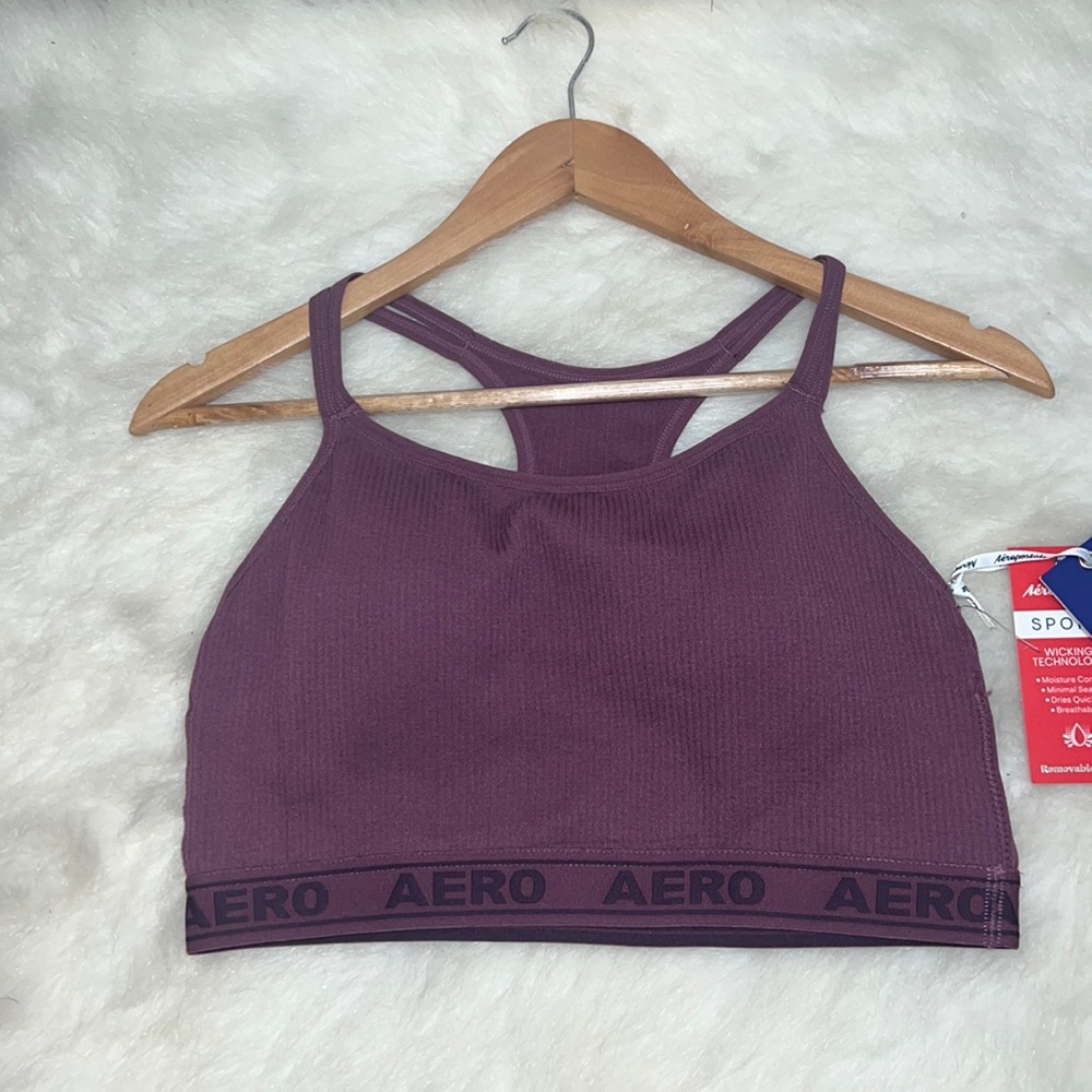 AEROPOSTALE AERO Ribbed Sports Bra